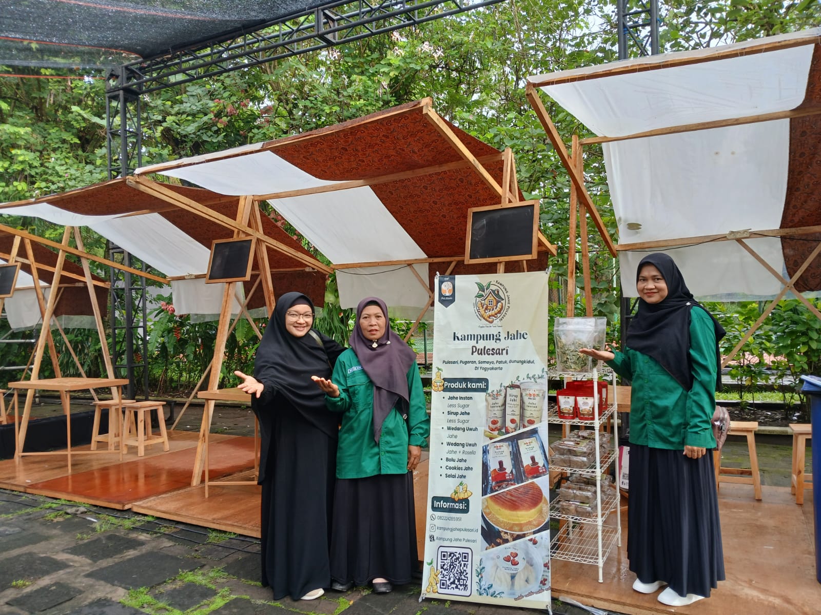 Kampung Jahe Pulesari dalam acara Pameran Jogja Cultural Wellness Festival di Hotel Sheraton Mustika Yogyakarta